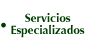 Servicios Especializados